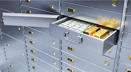 高級品・金銭などを守る入退室管理